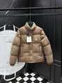 Мужской пуховик двухсторонний Moncler мужской болотный 200545-13