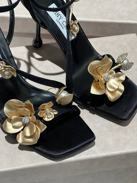 Босоножки Jimmy Choo женский черный 139602-4