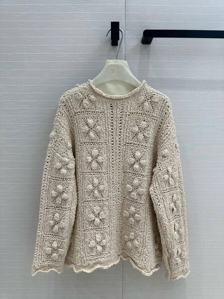 Кардиган Chanel женский вязаная ткань бежевый 172399-5