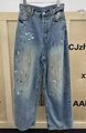 Джинсы Acne Studios женский джинса бирюзовый 158275-1