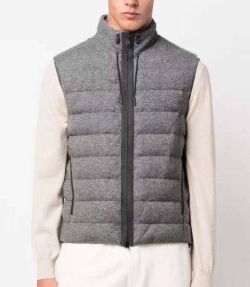 Мужской жилет Zegna мужской графитовый 133691