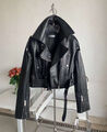 Куртка Balenciaga женский кожа черный 106490-5