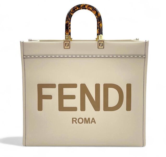 Сумка Fendi женский кожа молочный 109232