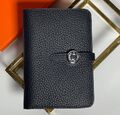 Мужской портмоне Hermès мужской кожа черный 153057-1