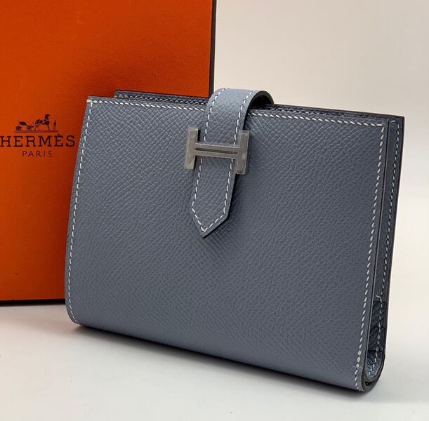 Кошелек Hermès женский кожа бирюзовый 31867