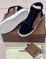 Кроссовки Burberry женский текстиль бежевый 33031-3
