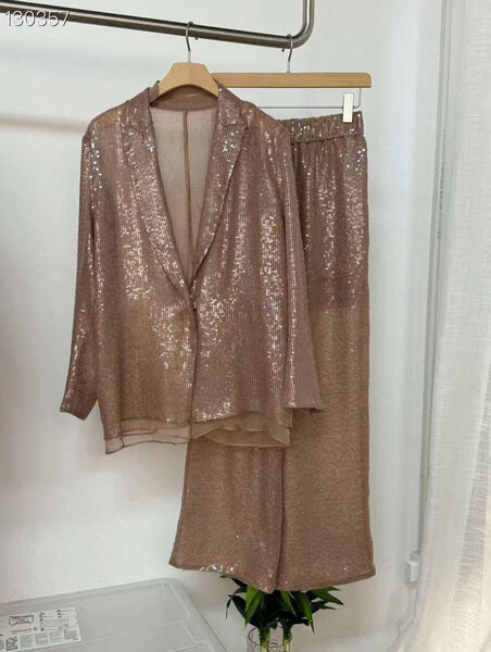 Костюм Brunello Cucinelli женский бежевый 155062-2