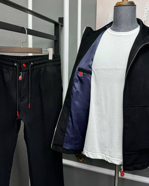 Мужской костюм Kiton мужской черный 168095-7