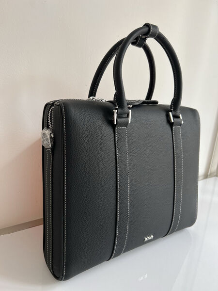 Мужской портфель Christian Dior мужской кожа черный 149892-6