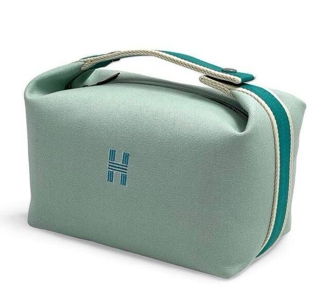 Косметичка Hermès женский текстиль болотный 138875