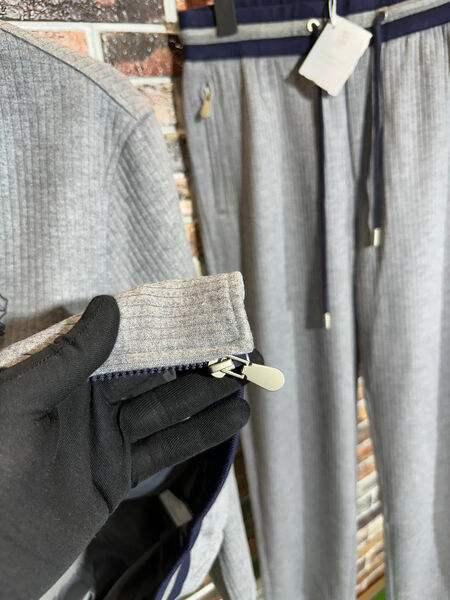 Мужской костюм Brunello Cucinelli мужской графитовый 157046-6