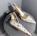 Туфли Louis Vuitton женский кожа белый 187213-1