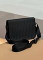 Мужская сумка мессенджер Bottega Veneta мужской кожа черный 115316-5