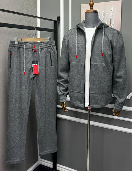 Мужской костюм Kiton мужской графитовый 168109-9
