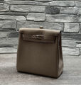 Рюкзак Hermès женский кожа бежевый 97164-3