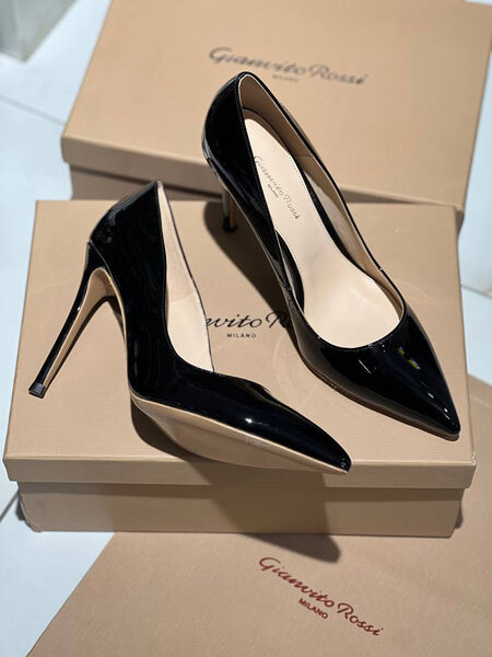 Туфли Gianvito Rossi женский кожа черный 80106-8