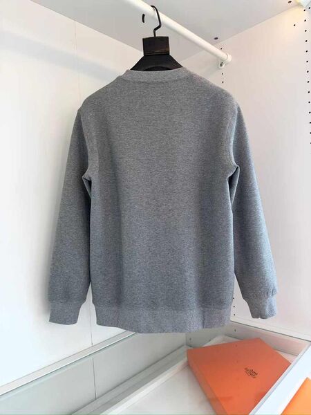 Мужской свитшот Hermès мужской графитовый 161246-2