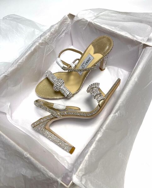Босоножки Jimmy Choo женский бронзовый 4989-2