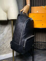 Мужской рюкзак Louis Vuitton мужской кожа черный 133952-2