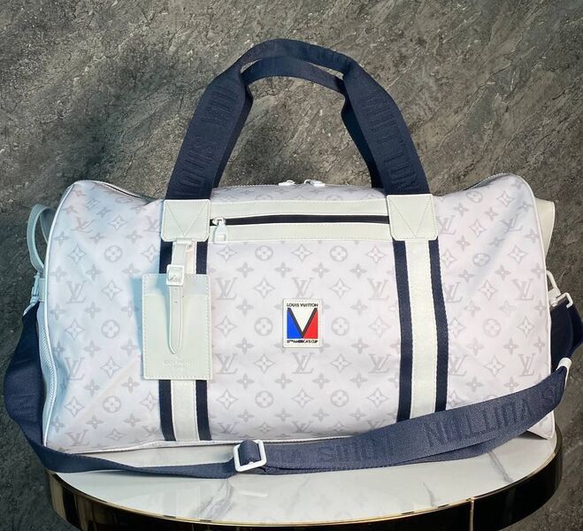 Дорожная сумка Louis Vuitton мужской кожа белый 167112