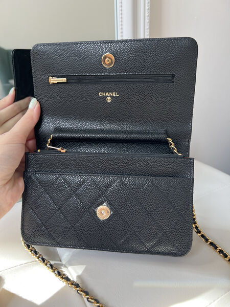 Сумка Chanel Mini женский кожа черный 143075-3