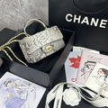 Сумка Chanel женский кожа графитовый 138718-2