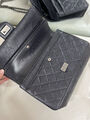 Сумка Chanel Vintage 28 см женский кожа синий 140265-3