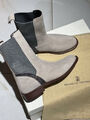 Ботинки Brunello Cucinelli женский замша графитовый 128256-3