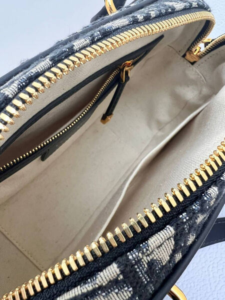 Сумка Christiab Dior женский текстиль черный 153074-7