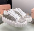 Кеды Miu Miu женский кожа swift молочный 136066