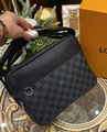 Мужская сумка мессенджер Louis Vuitton мужской канва графитовый 42805-4