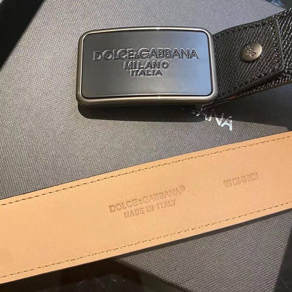 Мужской ремень Dolce&Gabbana мужской кожа черный 52262-2