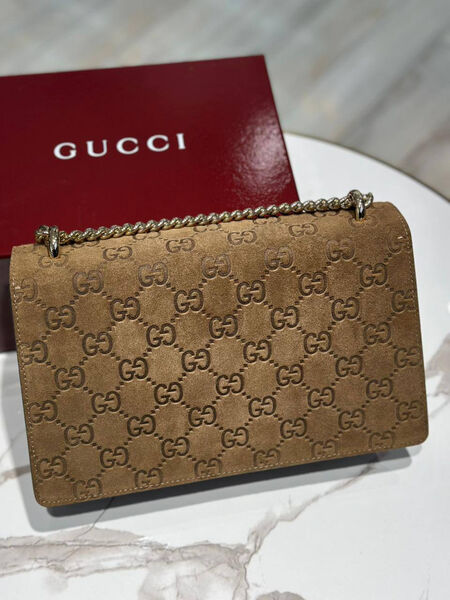 Сумка Gucci женский замша 176143-3