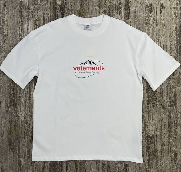 Мужская футболка Vetements мужской белый 144766
