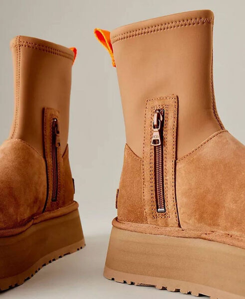 Угги Ugg женский замша бежевый 129808-3